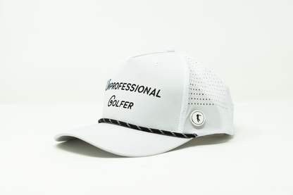 The White Unprofessional Golfer Hat